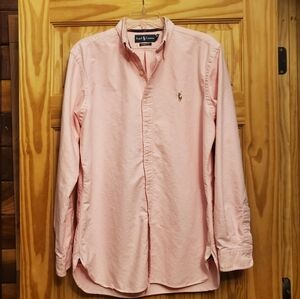 Polo Ralph Lauren Pink Button Down Dress Shirt Medium